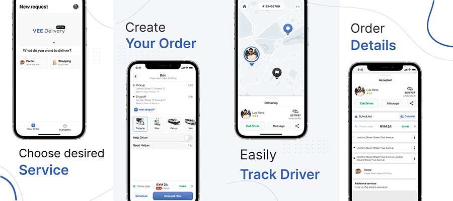 VEE Delivery applications powered by Onro