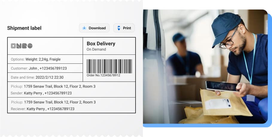 Delivery barcode scanner helps delivery businesses track their orders