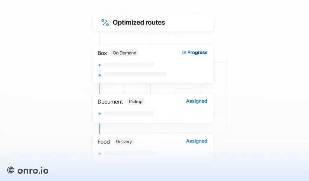 Route optimization would be possible with the tracking drivers' feature.