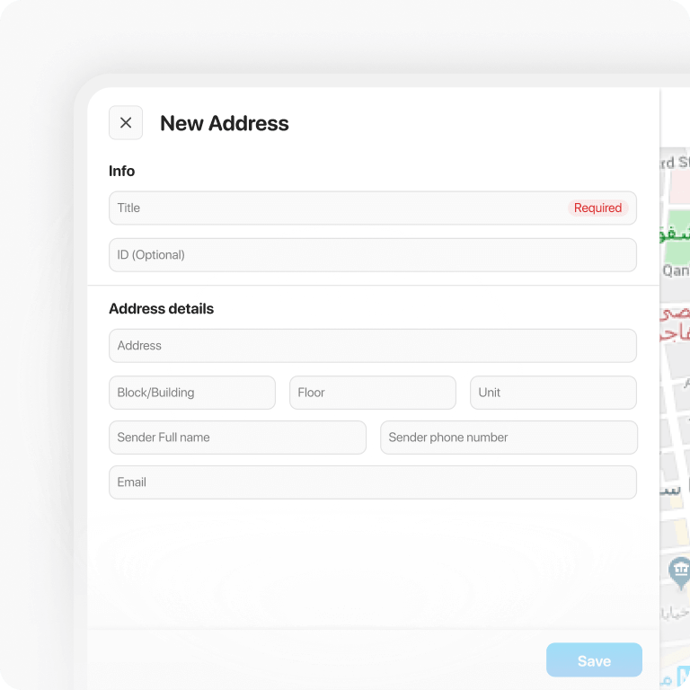 how address works? operators can save customer addresses in dispatcher panel, customers can save address in customer app. The address book is a well-designed feature implemented to save duplicate addresses