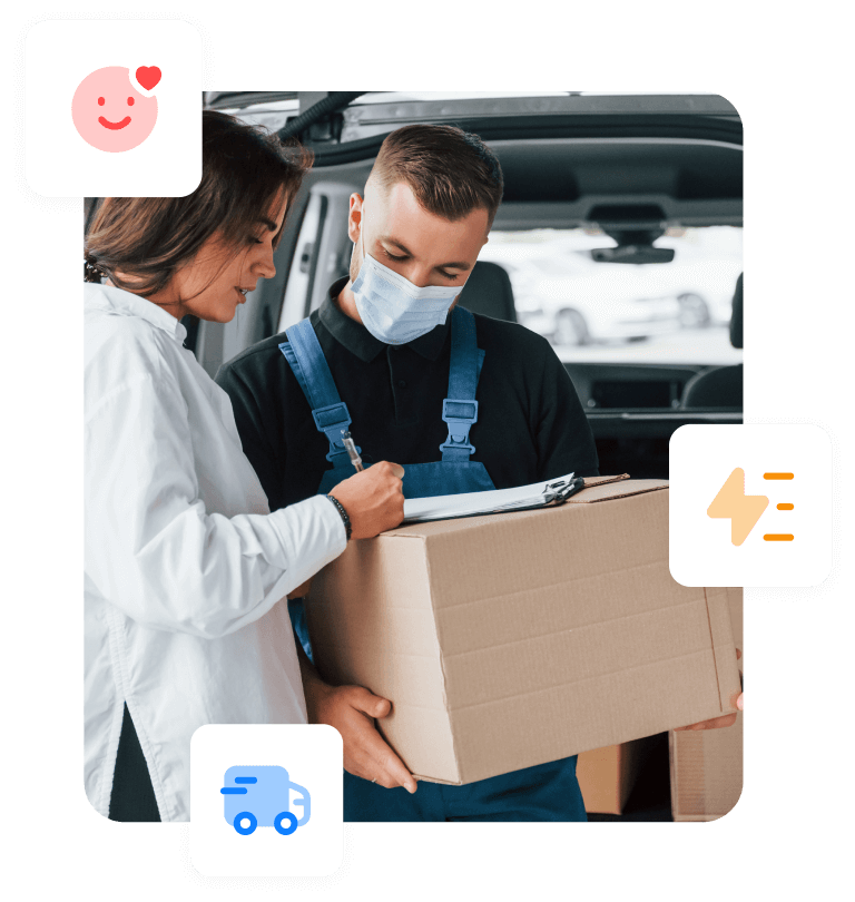 step up delivery experience for customers,drivers, and workers and reduce cost and manage delivery operations by proof of delivery software