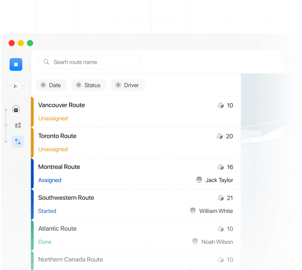use courier dispatch software to manage pickup routes through dispatcher