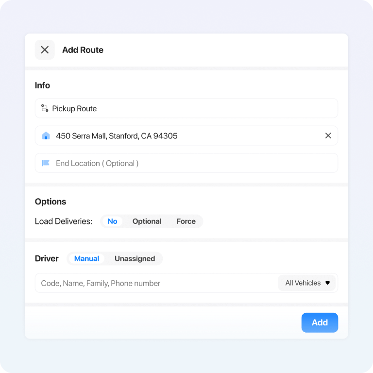 Assign your 3PL pickup routes using the dispatcher of Onro.