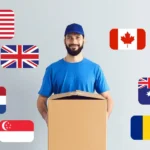 This image shows the best countries to start a courier business.