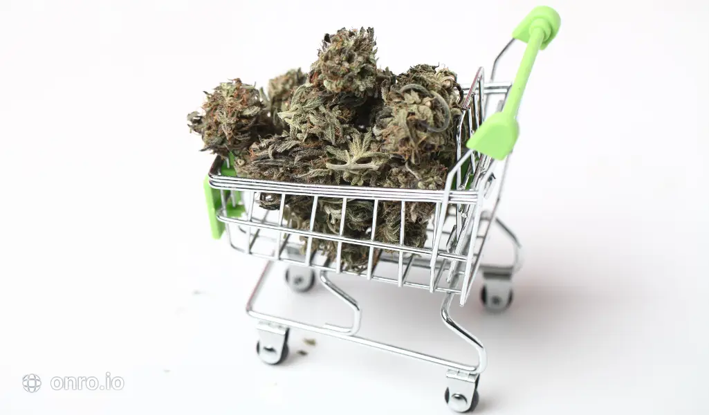 This image shows the cannabis delivery software