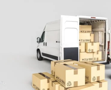 This image shows a delivery van.