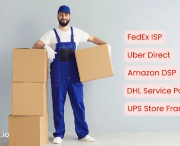 This image shows five delivery partner programs.