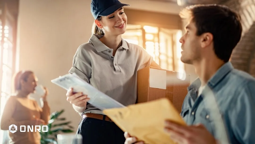 Operating a B2B document courier service using Onro courier software