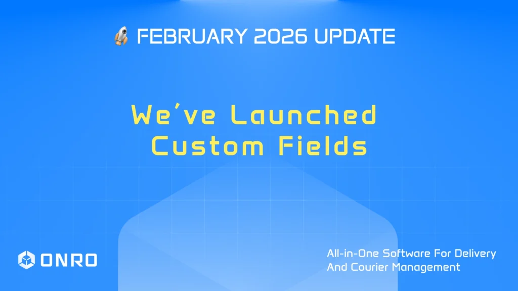 This image shows the title of Feb 2026 Onro product update.