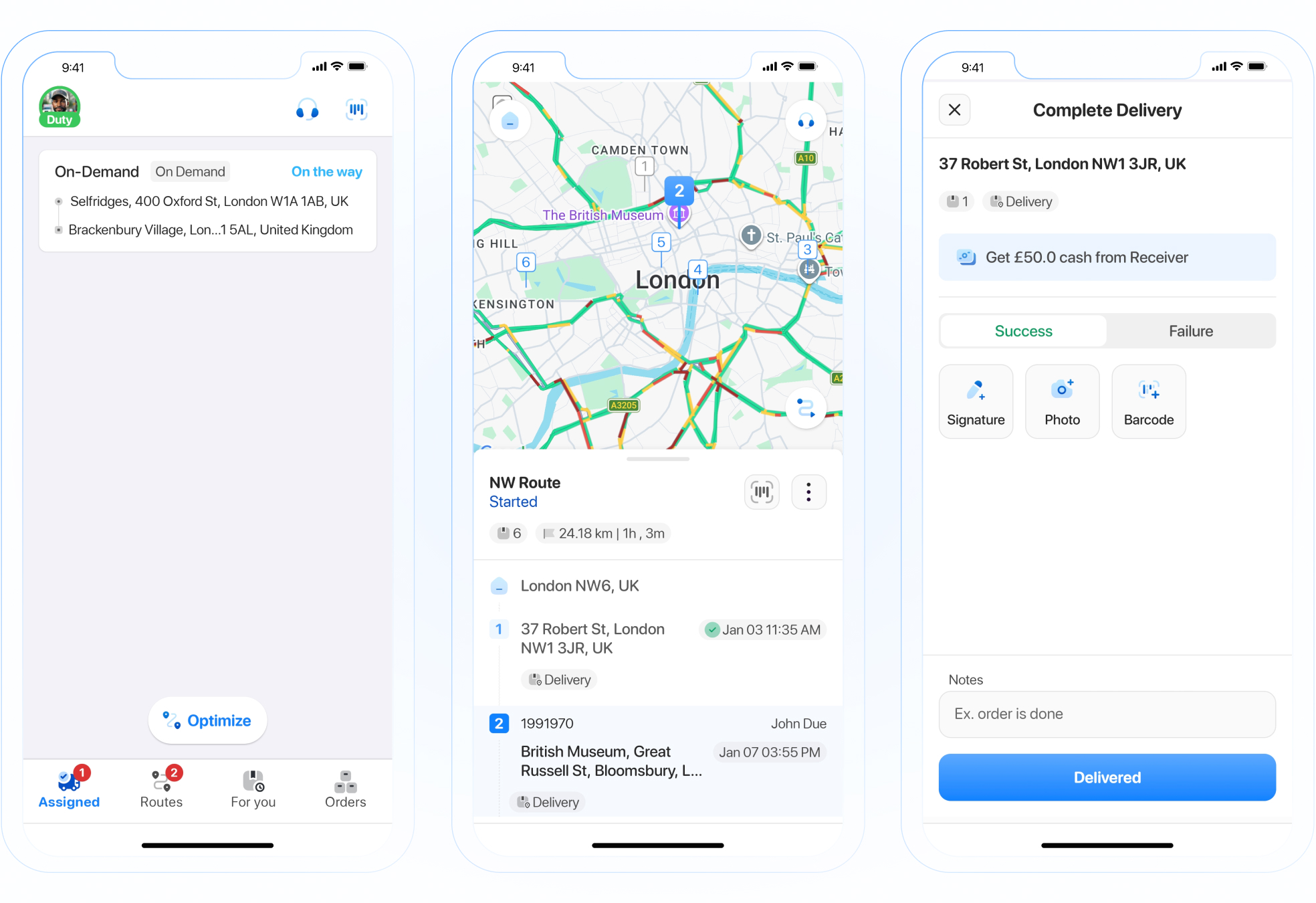 Onro Driver App UX Review.