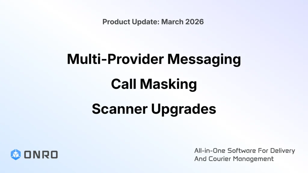 The title of Onro product release note for march 2026